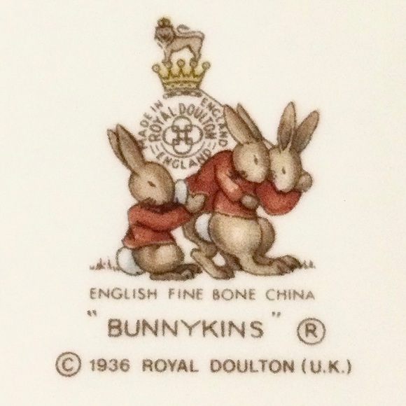 2 Bunny Royal Doulton Bunnykins - Set of Two - Picture 5 of 6